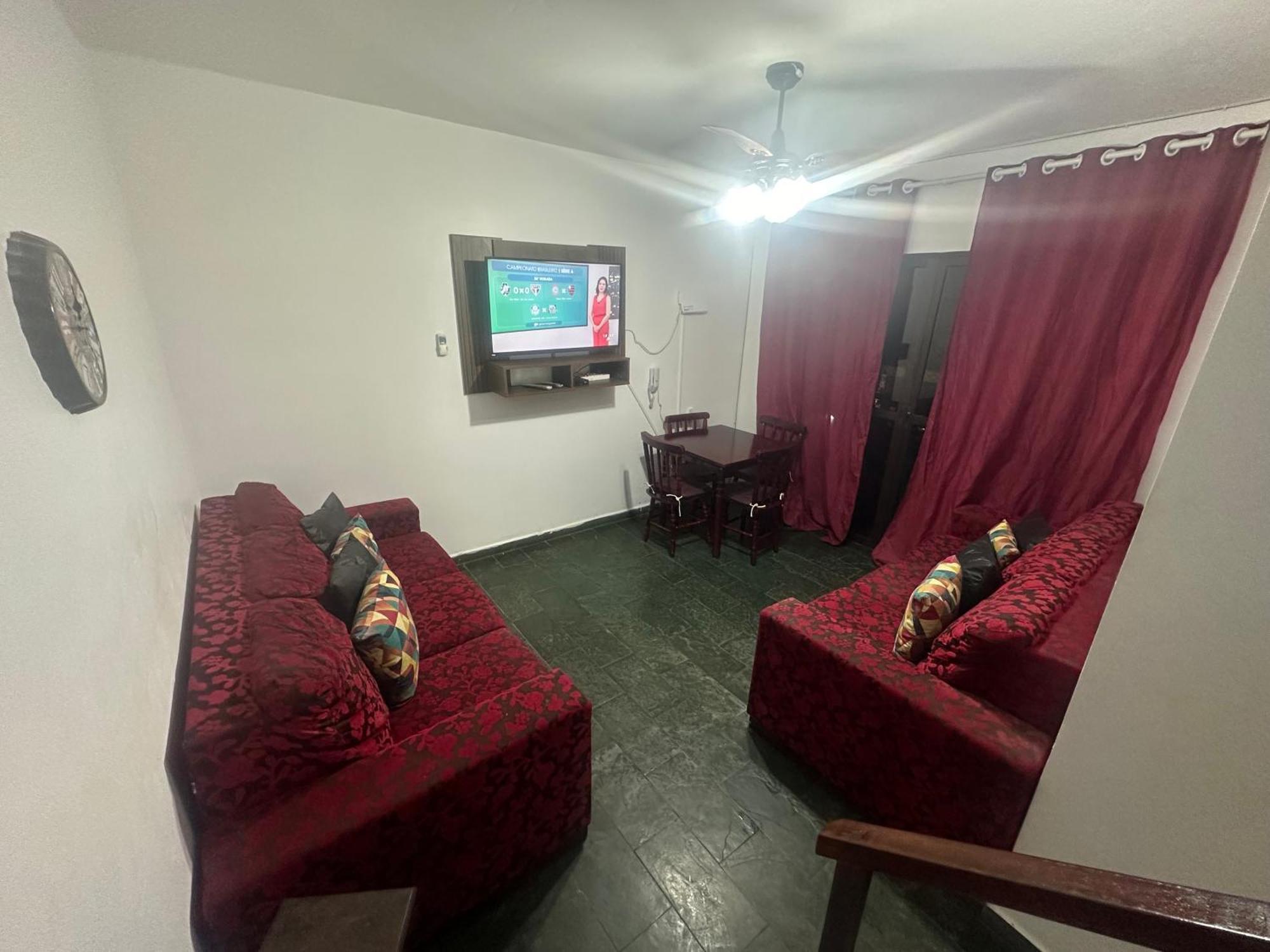 Triplex Piscina Churrasqueira Lava E Seca Wi-Fi E 2 Tvs Em Condominio Com 90M2 No Centro De Ubatuba Exterior photo